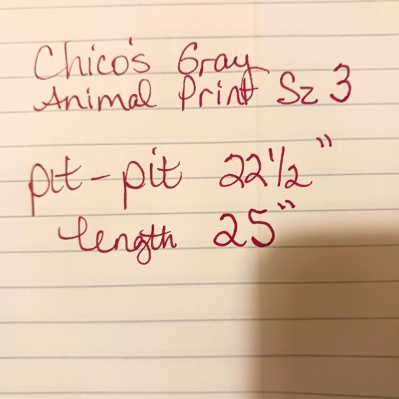 Chico's Animal Print Button Down Shirt - Picture 13 of 13